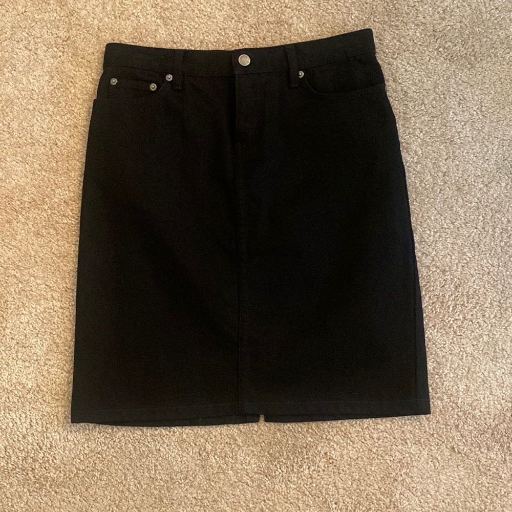 LRL Lauren jeans Co. black skirt